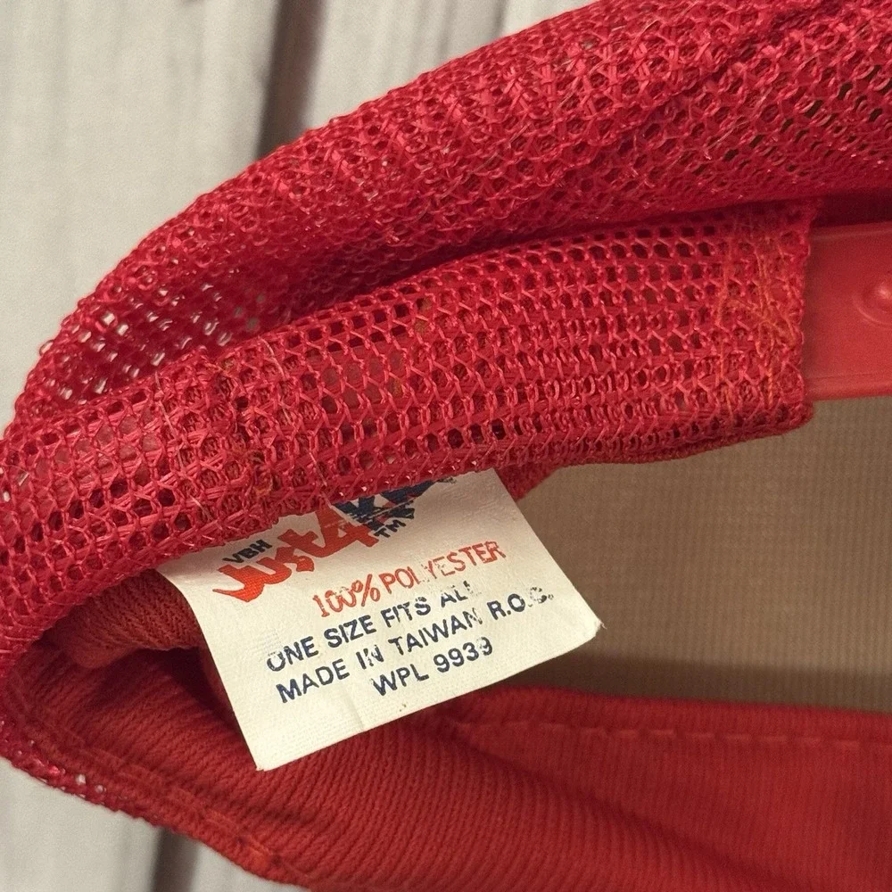 Vintage Mickey Mouse Disney Trucker Hat Red Blue Snapback Mesh One‎ Size Kids